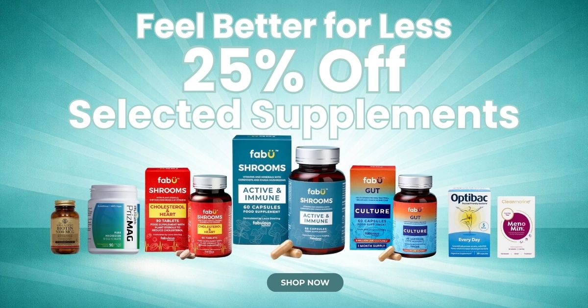 January Supplements sale feel better for less